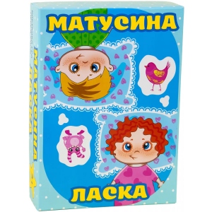 Настільна гра карткова (3-4 роки) Strateg Матусина ласка сімейна розвиваюча українською мовою (30291)