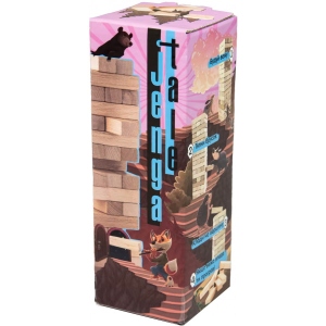 Настільна гра розважальна (5-7 років) Strateg Jenga Tale 48 брусків (30966)