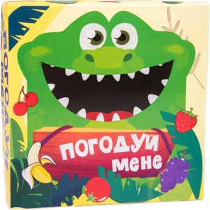 Настільна гра розвиваюча (3-4 роки) Strateg Погодуй мене -  крокодил (укр. м.) (30379)