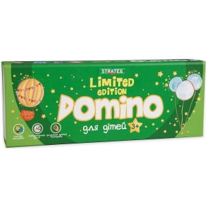 Настільна гра розвиваюча (3-4 роки) Strateg Domino Limited edition зелена (30736)