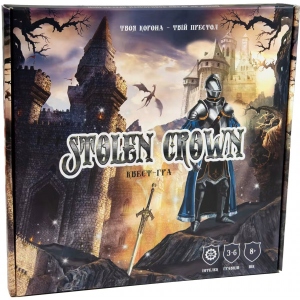 Настільна гра розважальна (8 +) Strateg Stolen Crown українською мовою (30811)