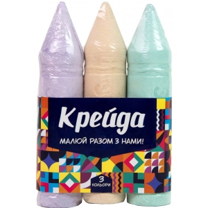 Набір крейди Strateg 3 шт. (50123)
