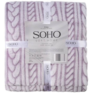 Плед полуторний SOHO 150х200 см Plush Spikes (1219К)