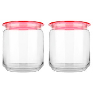 Набір ємностей для сипучих Luminarc Plano Pink 2х0.75 л (Q8244)
