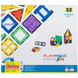 Магнітний конструктор Playmags 32 ел. (PM165) купити в Україні