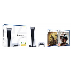 Ігрова приставка PlayStation 5 + PS5 Call of Duty: Black Ops Cold War + PS5 Mortal Kombat 11 Ultimate Edition