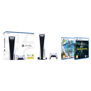 Ігрова приставка PlayStation 5 + PS5 Returnal + PS5 Horizon Forbidden West