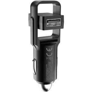 Автомобільний зарядний пристрій Platinet Car Charger Rotation USB 2xUSB 24W 4.8A (PLCRRT2)