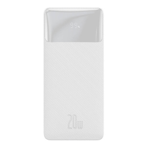 Батарея мобільна Baseus Bipow 10000mAh 20W White (PPBD050502)