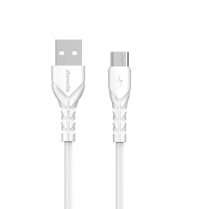 Кабель синхронізації даних Proda PD-B47a Type-C Quick Charge 3А White (PD-B47a-WHT)
