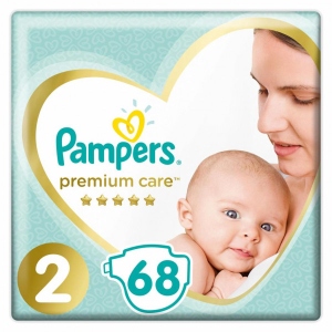 Одноразові підгузки Pampers Premium Care Розмір 2 (4-8 кг), 68 шт. (81689703)