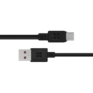 Кабель синхронізації даних Promate USB-microUSB Microcord-2.Black