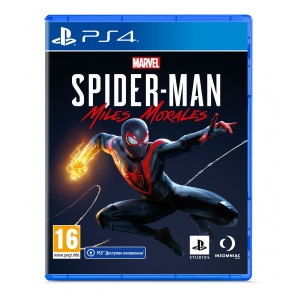 Ігровий диск PS4 Marvel Spider-Man. Miles Morales (Бесплатное обновление до версии PS5) [PS4, Russian version]