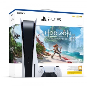 Ігрова приставка PlayStation 5 + PS5 Horizon Forbidden West (код)