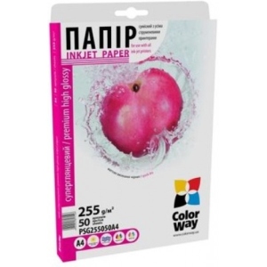 Фотопапір Colorway 255g/m2, A4, 50л (PSG255050A4)