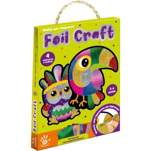 Набір для виготовлення аплікацій Vladi Toys з фольги "Foil craft. Birds" (VT4433-12)
