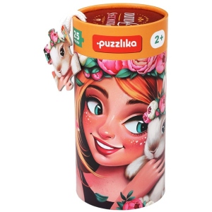 Пазли картонні (3-4 роки) Puzzlika Принцеса Фауна (14743)