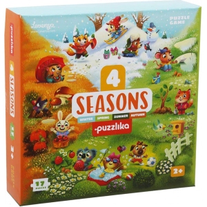 Пазли картонні (3-4 роки) Puzzlika 4 Сезона (15238) Київ