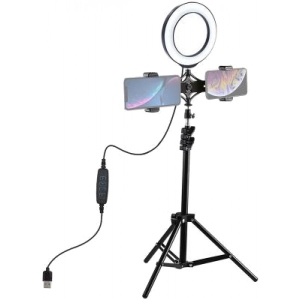 Набір для блогера Puluz Ring USB LED lamp 6.2"+ трипод 1.1m (PKT3036)