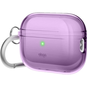 Чохол для навушників Elago Clear Hang Case Deep Purple for Airpods Pro 2nd Gen (EAPP2CL-HANG-DPU)