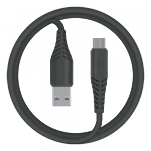 Кабель синхронізації даних MAKE USB to MicroUSB 2.4A 1м PVC Black (MCB-MP1BK) офіційний магазин