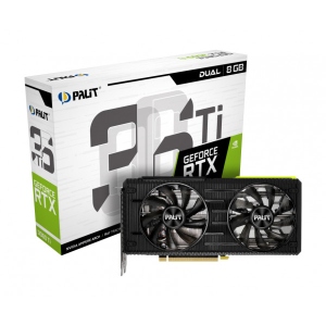 Відеокарта Palit Nvidia GeForce RTX 3060 Ti 8GB GDDR6 Dual V1 LHR (NE6306T019P2-190AD-LHR)