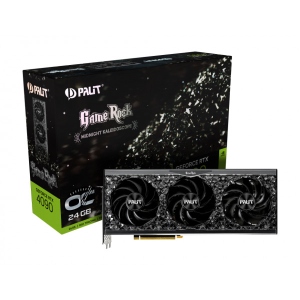 Відеокарта Palit Nvidia GeForce RTX 4090 GAMEROCK OC 24GB GDDR6X (NED4090S19SB-1020G)
