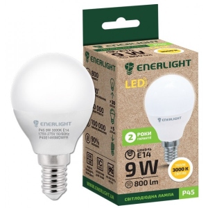 Лампочка світлодіодна Enerlight P45 9Вт 3000K E14 в Україні
