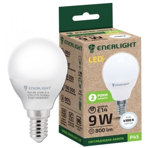 Лампочка світлодіодна Enerlight P45 9Вт 4100K E14