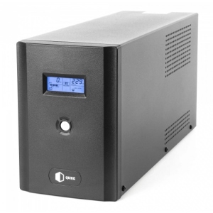 Джерело безперебійного живлення QUBE DG 2450, 2450VA/1440W, LCD, 4 x Schuko, RJ-45, USB (QBDG2450)