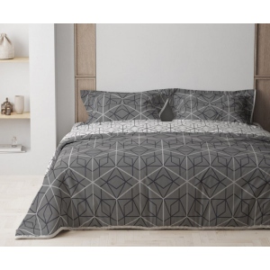 Комплект постільної білизни ТЕП Happy Sleep Quadro Star Grey (2-03797_25741)
