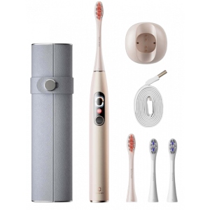 Зубна щітка електрична Oclean X Pro Digital Set Electric Toothbrush Champagne Gold (6970810552577)