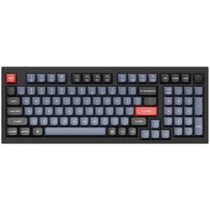 Клавіатура дротова Keychron Q5 100 Key QMK Gateron G PRO Red Hot-Swap RGB Knob ENGLISH Black (Q5M1Z_KEYCHRON)