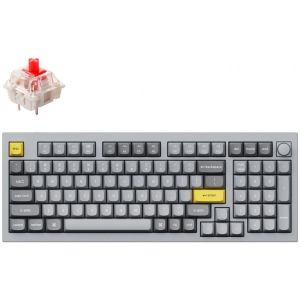 Клавіатура дротова Keychron Q5 100 Key QMK Gateron G PRO Red Hot-Swap RGB Knob ENGLISH Grey (Q5N1Z_KEYCHRON)