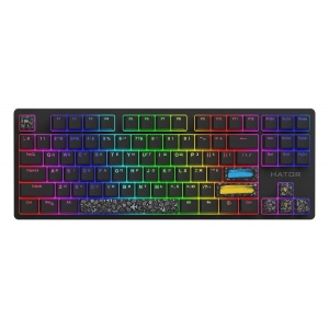 Клавіатура дротова ігрова Hator Rockfall 2 Mecha TKL Authentic Edition Black (HTK-530)