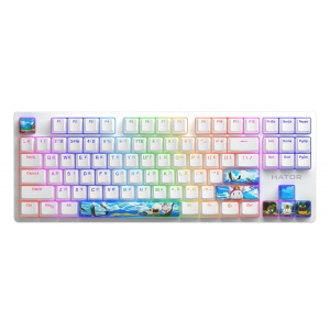 Клавіатура дротова ігрова Hator Rockfall 2 Mecha TKL Authentic Edition Fighting cats (HTK-532)