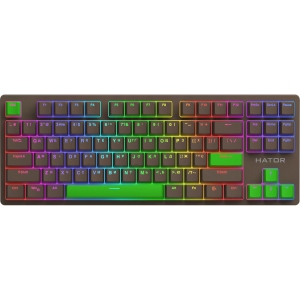 Клавіатура дротова ігрова Hator Rockfall 2 Mecha TKL Autograph Edition (HTK-527) Choco