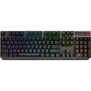 Клавіатура дротова ігрова Asus ROG Strix Scope LED 104key RX RD USB UA Black (90MP0240-BKMA00)