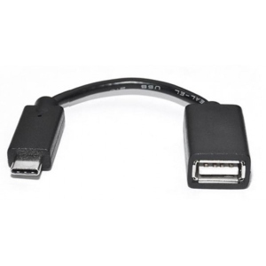 Кабель синхронізації даних REAL-EL USB Type-C AF-USB OTG 0.1m Black (EL123500030)