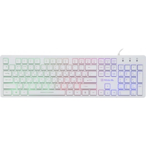 Клавіатура дротова REAL-EL Comfort 7070 White USB