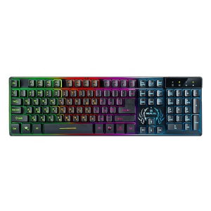 Клавіатура дротова ігрова REAL-EL Comfort 7090 Backlit USB Black