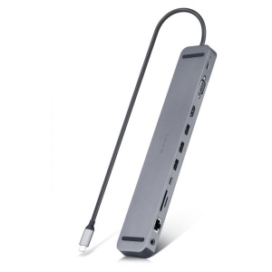 Хаб USB REAL-EL CQ-1000 Space Grey (EL123110005)
