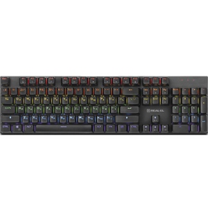 Клавіатура дротова REAL-EL M 13 Grey USB (EL123100045)