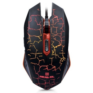 Миша дротова ігрова REAL-EL RM-505 Gaming Black