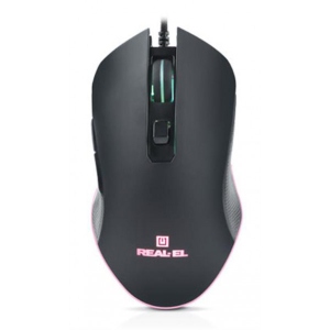 Миша дротова ігрова REAL-EL RM-550 Black USB