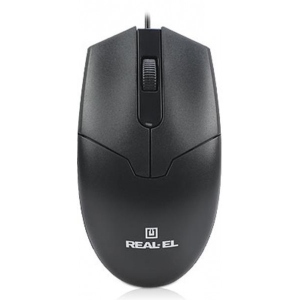 Миша дротова REAL-EL RM-208 Black USB офіційний магазин