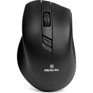 Миша бездротова REAL-EL RM-300 USB Black-Grey