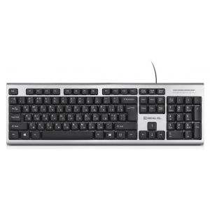 Клавіатура дротова REAL-EL Standard 507 Silver USB