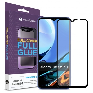 Захисне скло для смартфону MakeFuture Full Cover Full Glue Xiaomi Redmi 9T (MGF-XR9T)