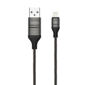 Кабель синхронізації даних Remax EL (Ultimate Edition) Lightning 2.1A Data/Charge 1m Black (RC-130I-BLACK)